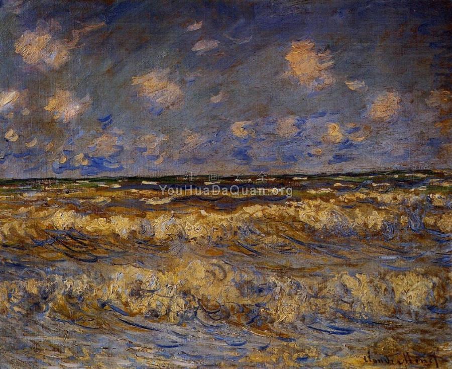 Rough Sea - 克劳德·莫奈